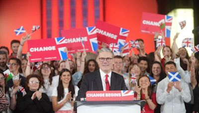 'We did it': Sir Keir Starmer gives victory speech after Labour landslide win