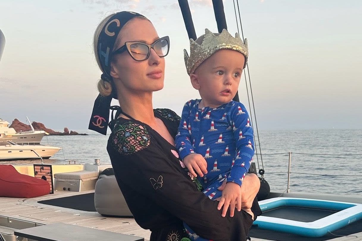 Paris Hilton Shares Photos of Son Phoenix Rocking a Tiny Sequin Crown: 'Every Princess Needs Her Prince'