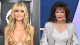 Heidi Klum and Joan Collins Debate 'Who Has More Fun' — Blondes or Brunettes