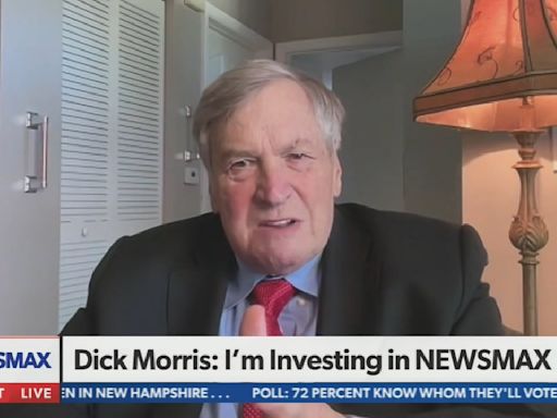 Newsmax's Dick Morris urges viewers to buy shares of the network, saying Trump is "going to be working very closely with Newsmax because he has no choice"