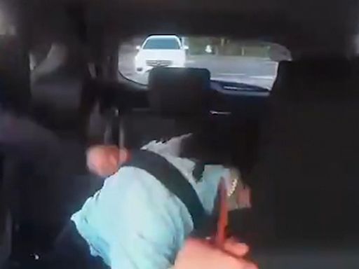 Man Stabbed Multiple Times in London Cab, Shocking Video