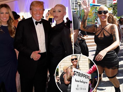 Amber Rose trolled for endorsing Donald Trump for 2024 election after SlutWalk