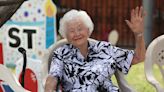 Car parade marks Evelyn Stewart's 101st birthday