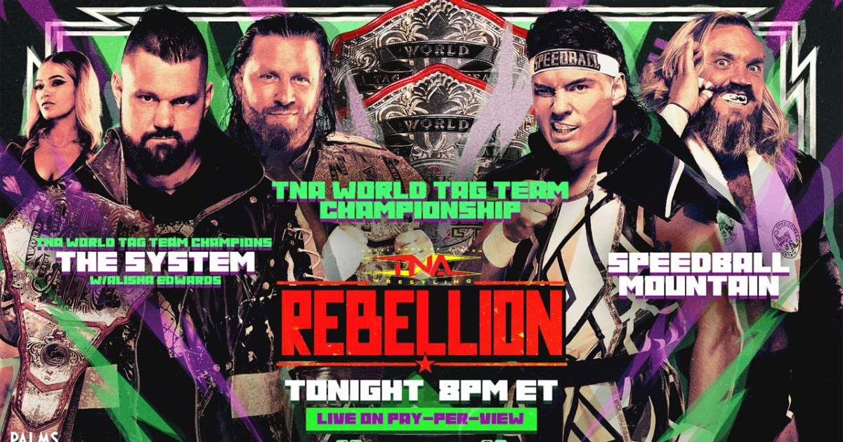 TNA Rebellion: The System vs. Speedball Mountain Result