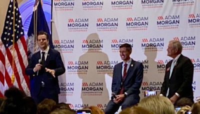 Florida GOP firebrand Matt Gaetz campaigns in Greenville for Adam Morgan in D4 race