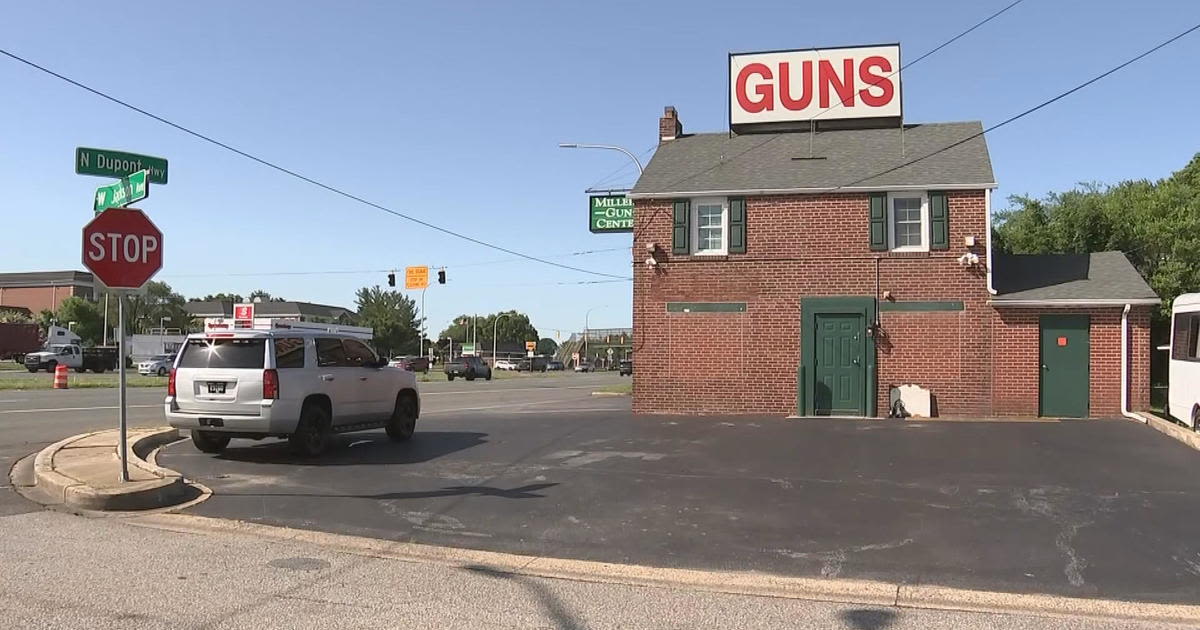 Burglars in New Castle used flatbed truck to break into gun store, steal several firearms, police say