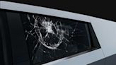 Tesla is selling a $55 Cybertruck decal inspired by Elon Musk's famous window smashing mishap