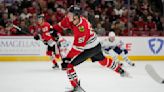 Korchinski scores in OT and Dickinson gets hat trick as Blackhawks beat Maple Leafs 4-3