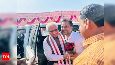 Khattar Blames Congress MLA for Nuh Riots, Calls for Voter Action | Gurgaon News - Times of India