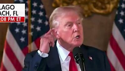 'I'm a fast healer': Trump asked why he suddenly stopped wearing large ear bandage