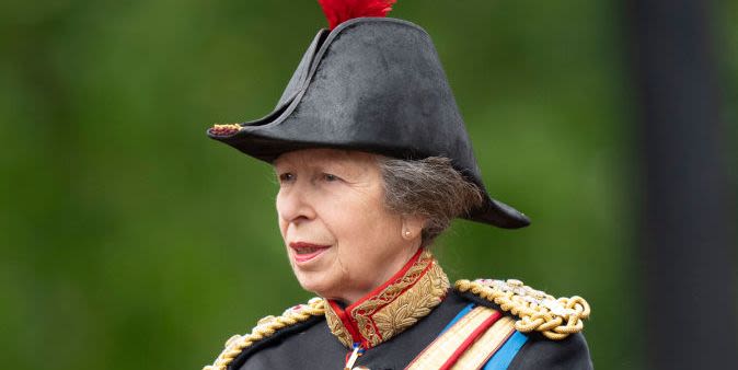 Princess Anne Looked Incredibly Cool on Horseback at Trooping the Colour 2024