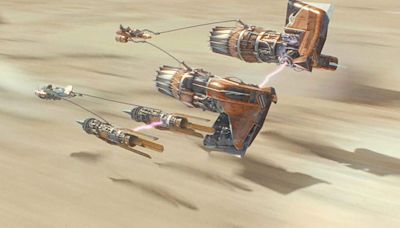 The Phantom Menace's podrace grew out of George Lucas’ need for speed