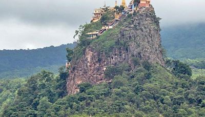 War in Myanmar’s heartland silences volcano shrine