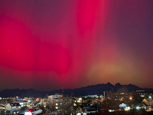 Auroras australes en Tierra del Fuego: un espectáculo sin precedente - Diario El Sureño