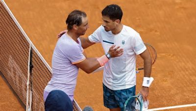 Cachín, de casi eliminar a Nadal en Madrid a pedirle la camiseta en la red: "Rafa, cumpliste mi sueño"