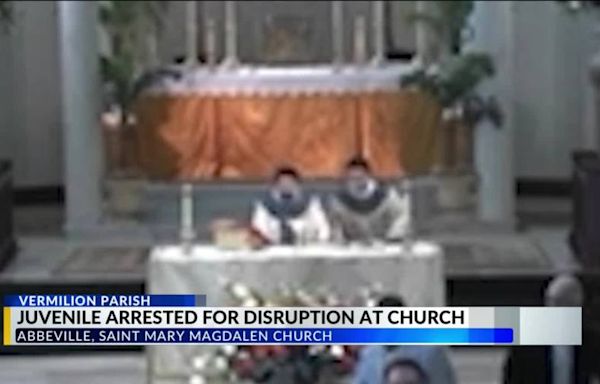 VIDEO: Disruption at Abbeville church ends with teenager in custody