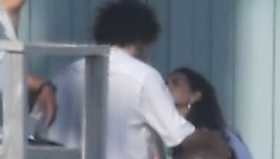 Selena Gomez and Benny Blanco cling to each other at July 4th party