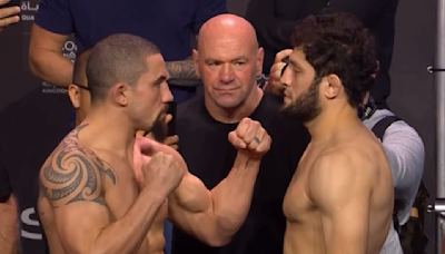 UFC on ABC 6 ceremonial weigh-in faceoff highlights video