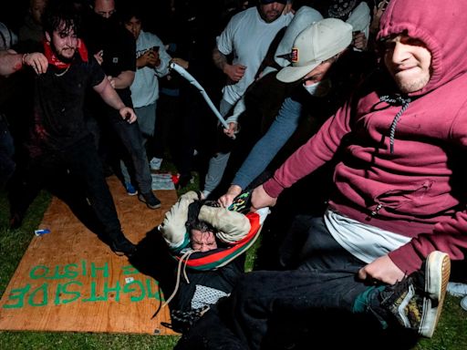 A look at the violent clashes at UCLA as college protests, counterprotests intensify