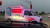 Video shows Wisconsin police dramatically chase suspects attempting to flee in a U-Haul