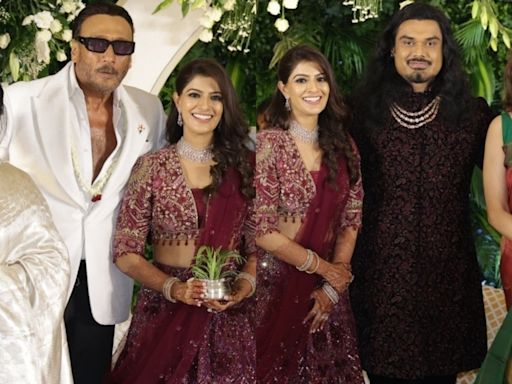 Varalaxmi Sarathkumar, Nicholai host a wedding reception: Balakrishna, Jackie Shroff, Kichcha Sudeep, Shobana attend