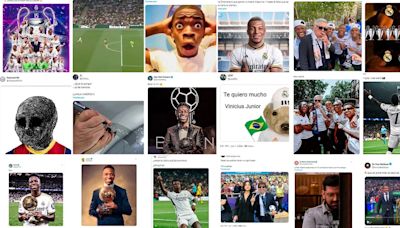 Los mejores memes de la consagración del Real Madrid en la Champions: el Balón de Oro de Vinicius, el blooper de Zidane y la mística