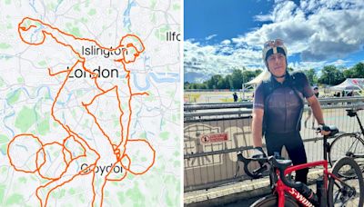 Hither Green dad cycles 264 miles to recreate iconic Olympics image on Strava