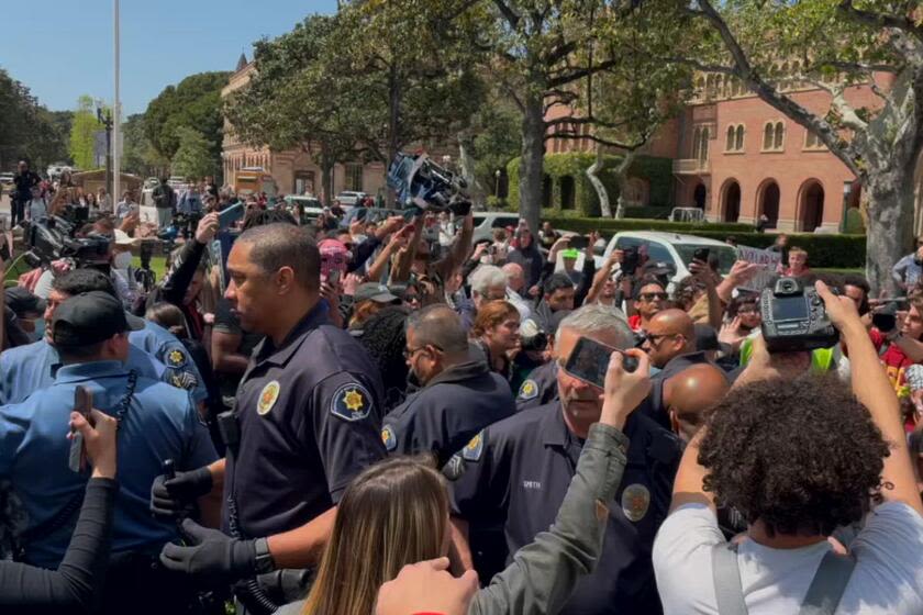 'We will not stop, we will not rest!' USC students join national pro-Palestinian camps