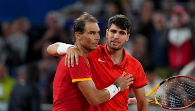 Tennis-Nadal and Alcaraz roar to opening doubles victory