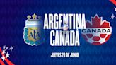 Argentina vs. Canadá por la Copa América: día, horario, canal de TV y posibles formaciones