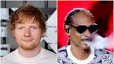 Ed Sheeran says he once smoked marijuana with Snoop Dogg until he ‘couldn’t see’