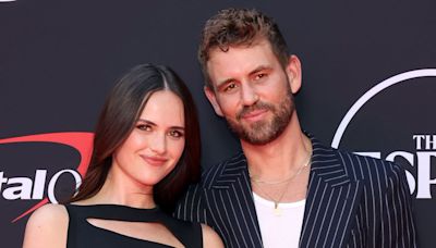 Nick Viall and Natalie Joy Cozy Up in Bold Looks for Red Carpet Date Night at the 2024 ESPY Awards