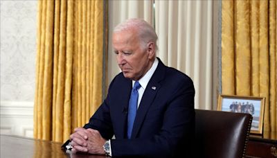 Maybe the Almighty weighed in: Joe Biden passes the torch — but won't say why