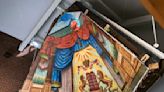 Long-hidden synagogue mural gets rehabbed, relocated