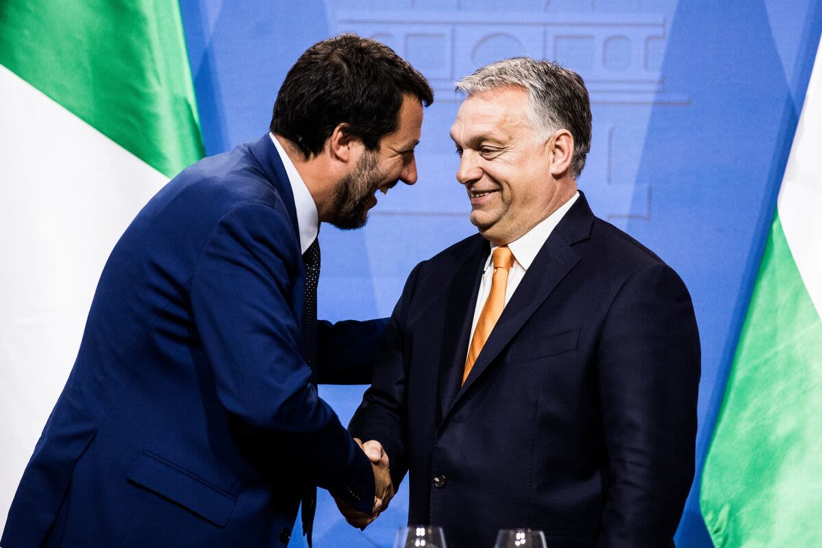 Italy’s Salvini Signals League Set to Join Orban’s New EU Group