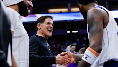 Kyrie Irving's Postgame Embrace With Mark Cuban Goes Viral