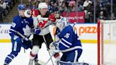 Devils down Maple Leafs 6-5; Matthews scores two more to reach 68 goals on the season