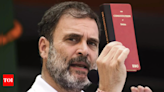 Editors Guild writes to Rahul Gandhi, seeks support in raising issues of press freedom in Parliament | India News - Times of India
