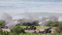 Taiwan holds second day of defence drills