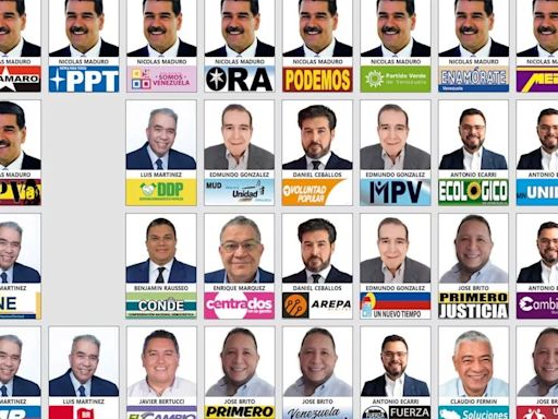 Por qué Nicolás Maduro aparece 13 veces en la papeleta electoral en Venezuela