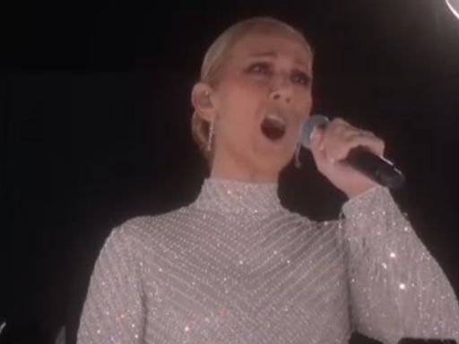 Céline Dion se emocionó al cantar en los Juegos Olímpicos de París tras el diagnóstico de su enfermedad