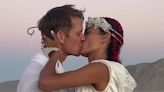 Kelly Gale and Joel Kinnaman get married at Burning Man festival