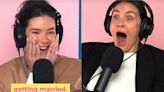 Woman surprises podcast co-hosts with live engagement announcement: ‘Why am I crying?’