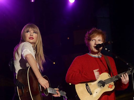 Ed Sheeran joins Taylor Swift for Wembley concert duet