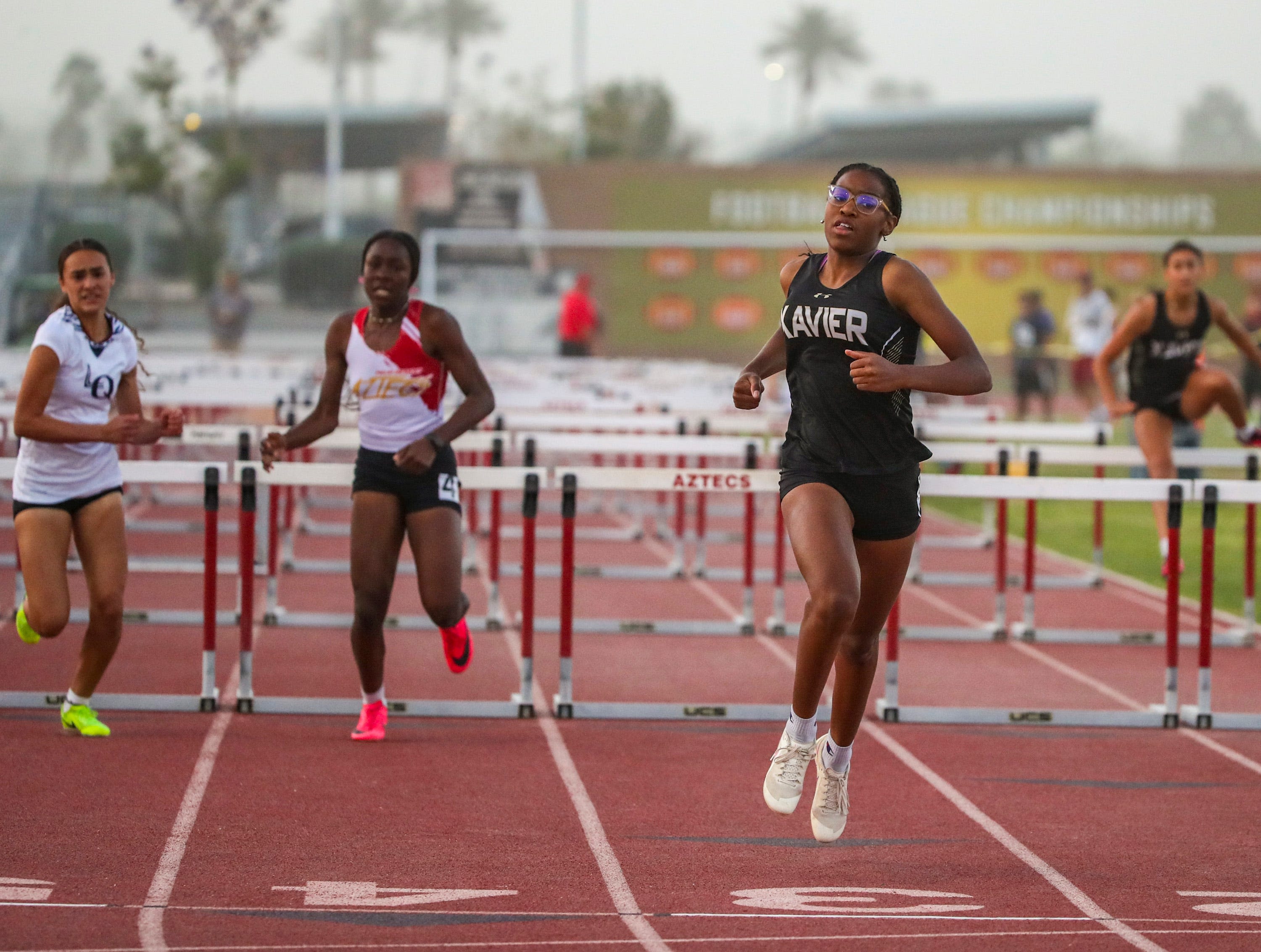 Malia Strange breaks another record, qualifies for CIF in three events at DEL track finals