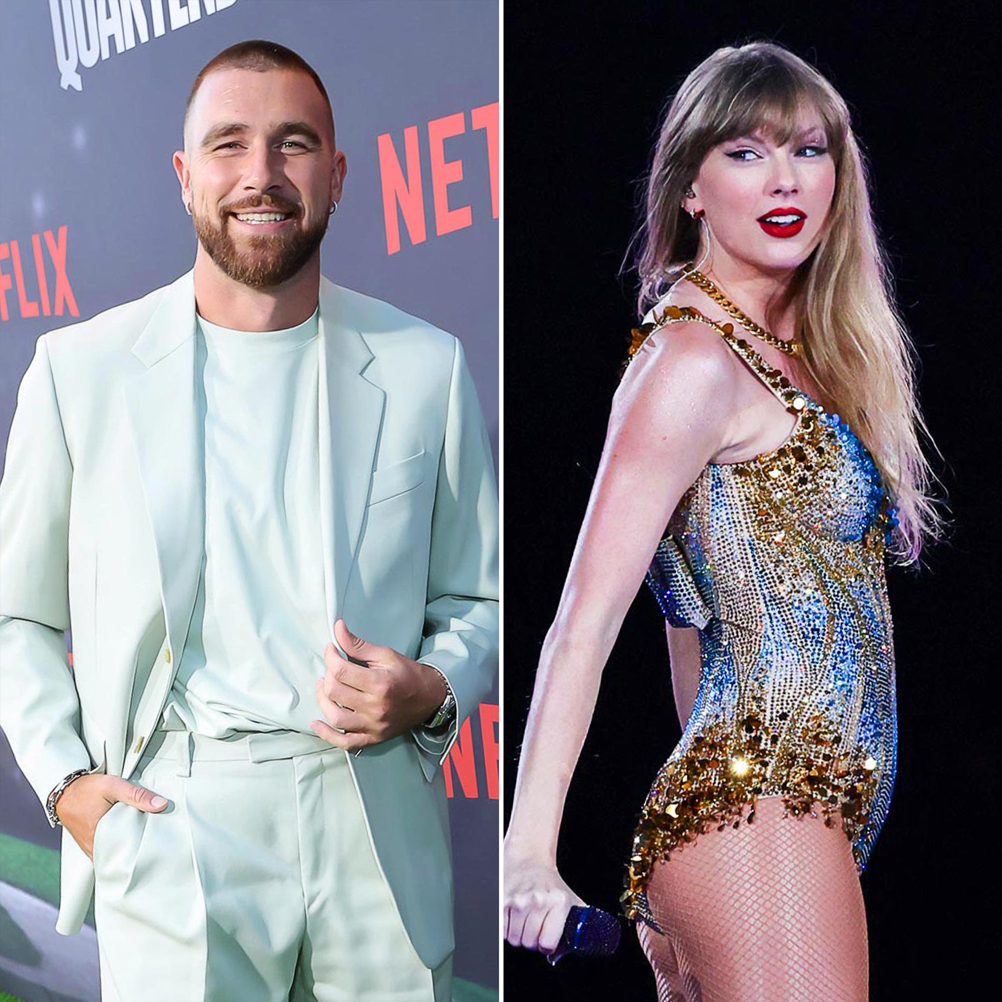 Every Time Travis Kelce Supported Taylor Swift at Her 'Eras Tour' Concerts