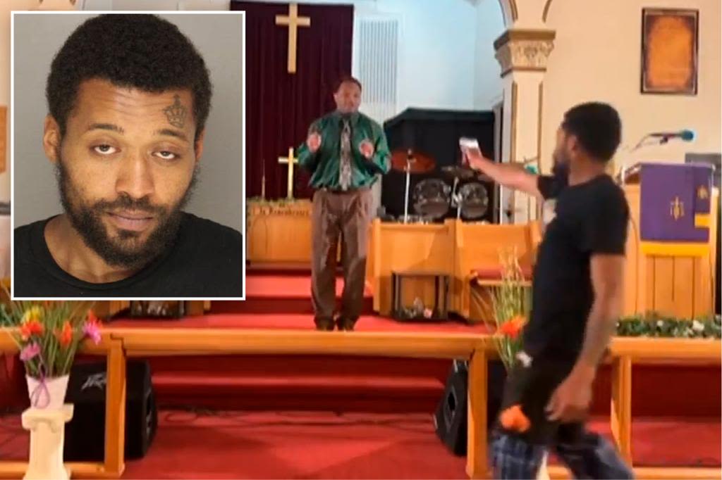 Suspect who pulled gun on pastor during livestreamed sermon charged with fatally shooting his cousin