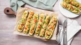 Mediterranean Shrimp-Stuffed Zucchini Boats Recipe