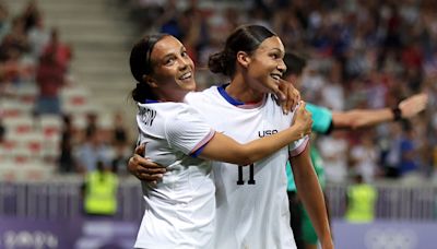 United States women's soccer team gets dominant win in first game of Paris Olympics