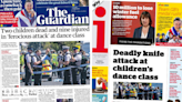 Newspaper headlines: 'Two children dead' and '10 million lose out'